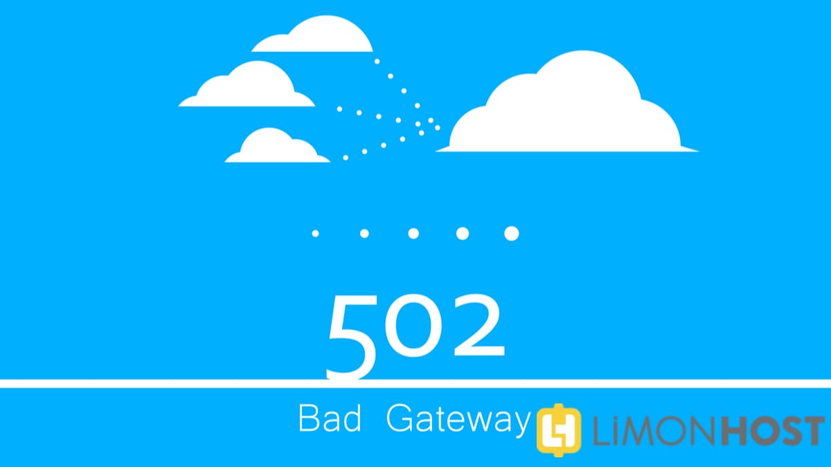 502 bad gateway hatası
