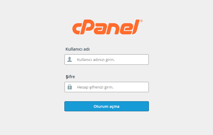 cpanele nasıl giriş yapılır
